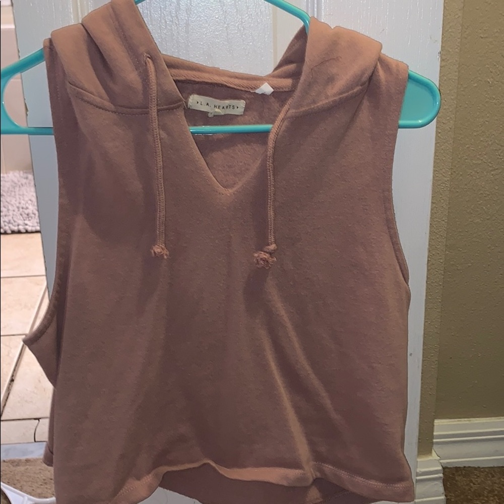 Cutoff sweater